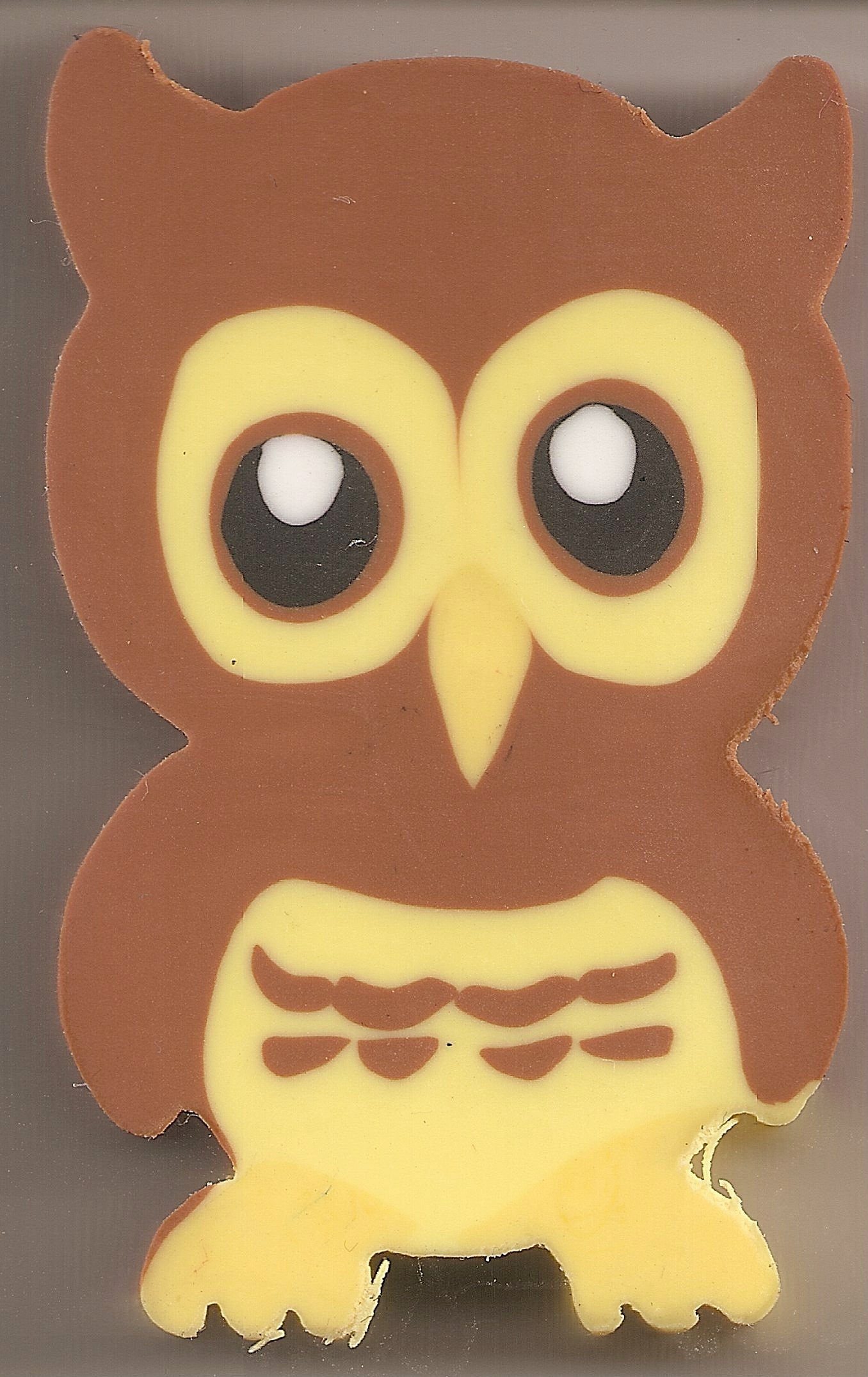 Baier Schneider Eraser &Owl Fun Collection Rubber 20 x 8 x 35 MM, Pack of 1 (Assorted Color)