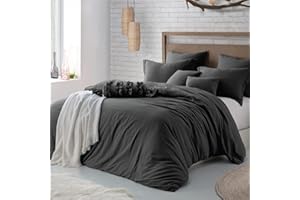 Swift Home Luxury Duvet Cover Set, Ultra Soft, Wrinkle Resistant, All Season Bedding with Zipper Closure & Corner Ties, Easy 