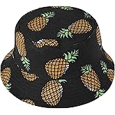 ZLYC Unisex Cute Print Bucket Hat Summer Travel Fisherman Cap for Women Men Teens