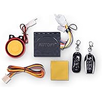 Autofy Universal Anti-Theft Alarm System for All Bikes (Button Key)