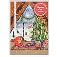 Galison Cozy Cabin – Snowy Christmas Cabin Greeting and Jigsaw Puzzle Card By Joy Laforme Includes Color Coordinated Envelope and Sticker Seal
