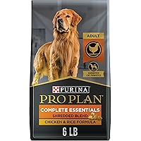 Purina Pro Plan with Probiotics Shredded Blend High Protein, Adult Dry Dog Food Chicken & Rice (Packaging May Vary)