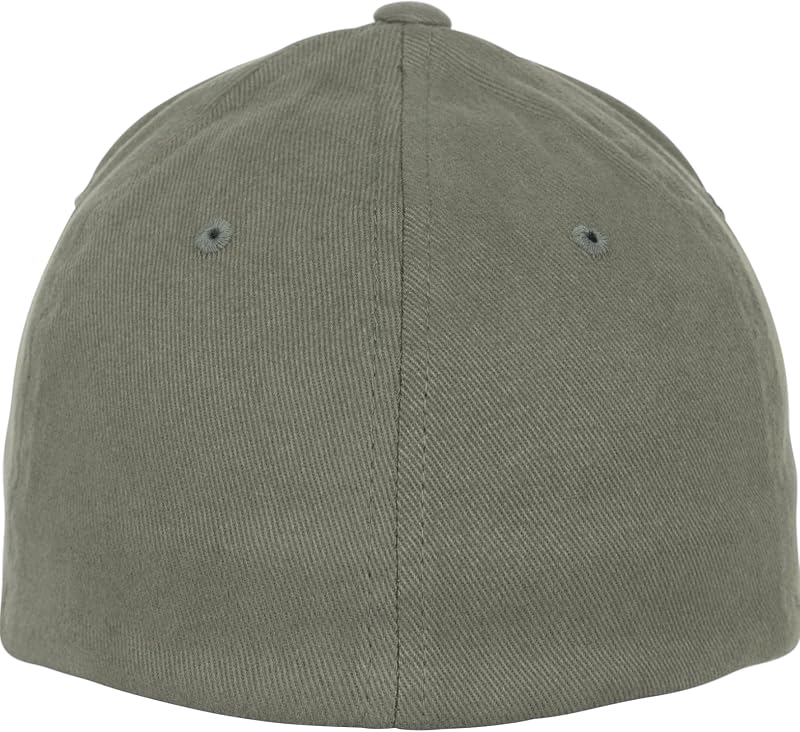 Gorra de Sarga cepillada Unisex, Verde Pino, S-M
