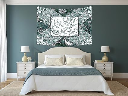 Amazon Com Iprint Polyester Tapestry Wall Hanging Boho