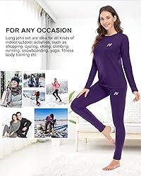 MEETWEE Thermal Underwear for Women, Winter Warm