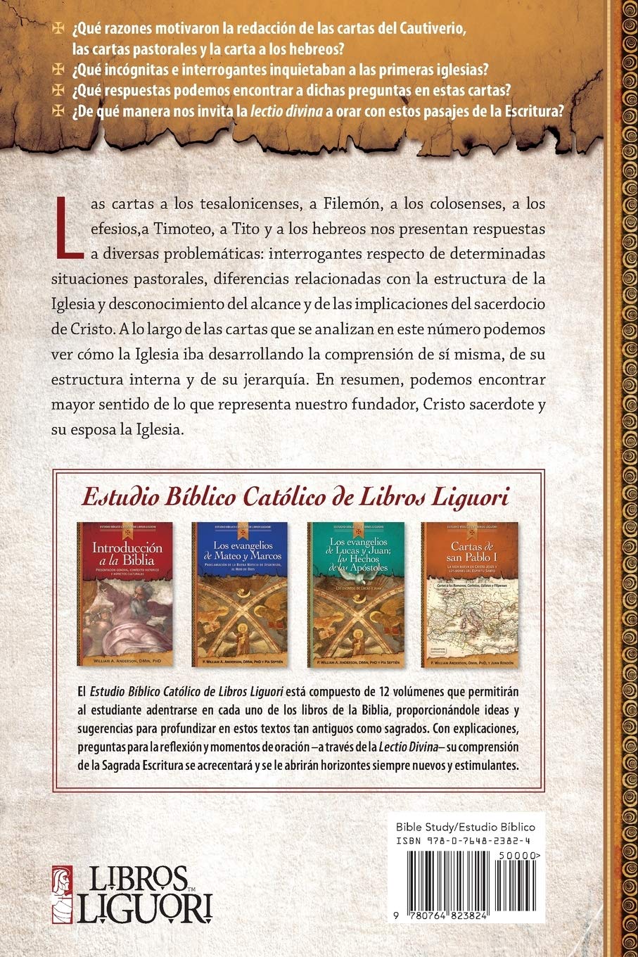Cartas De San Pablo Ii Y Carta A Los Hebreos Jesucristo Y Su Iglesia Estudio Biblico Catolico De Libros Liguori Spanish Edition Rendon Juan Anderson William 9780764823824 Amazon Com Books