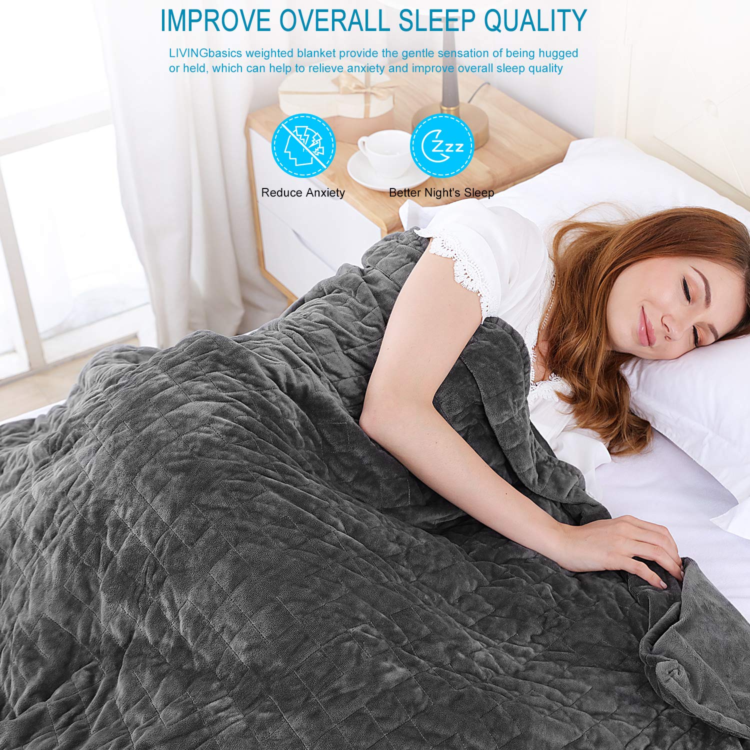 PTSD and Anyone Looking for a Comfort Blanket Premium Weighted Blanket