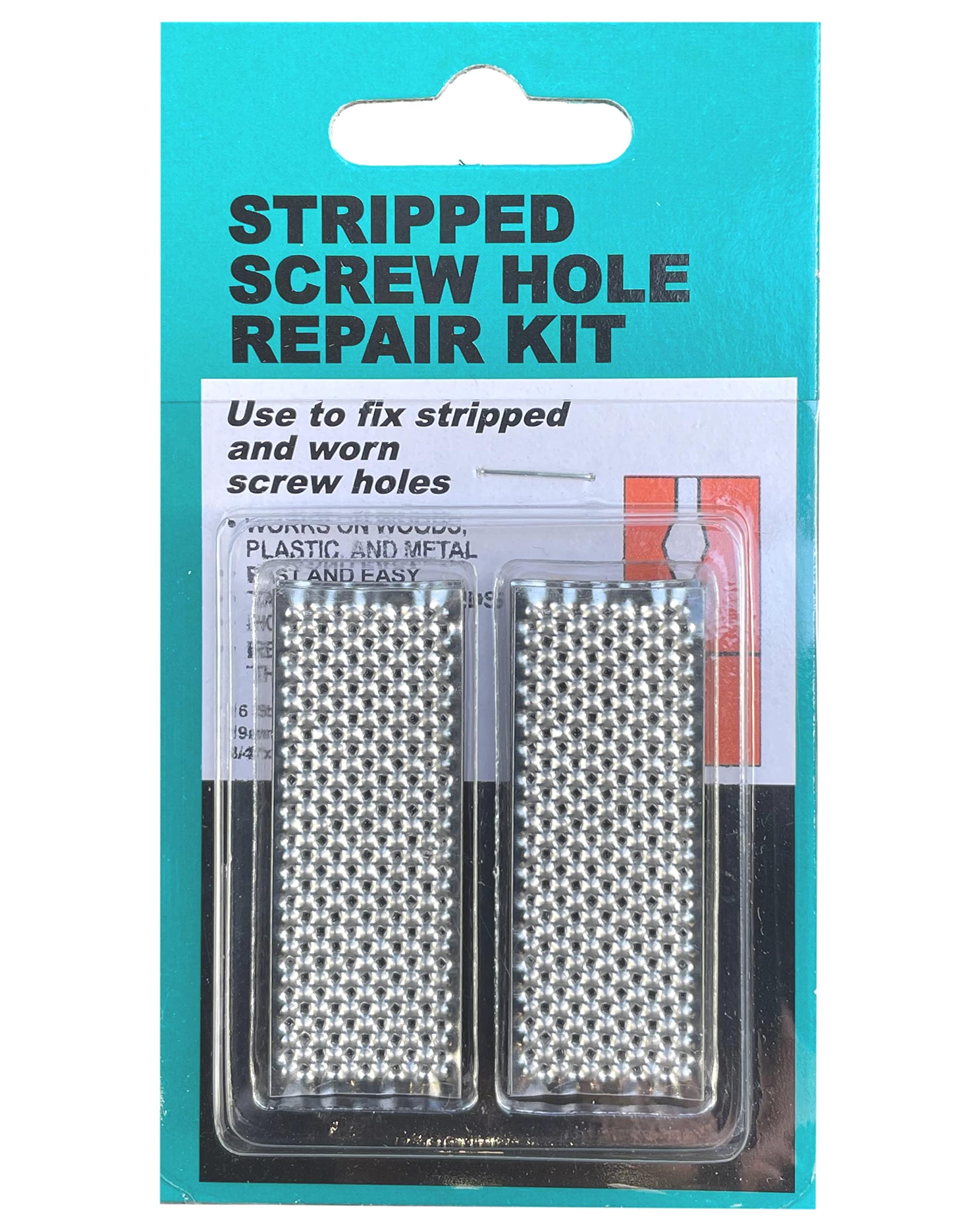 Taskar Stripped Screw Hole Repair Mesh x 16 Pcs