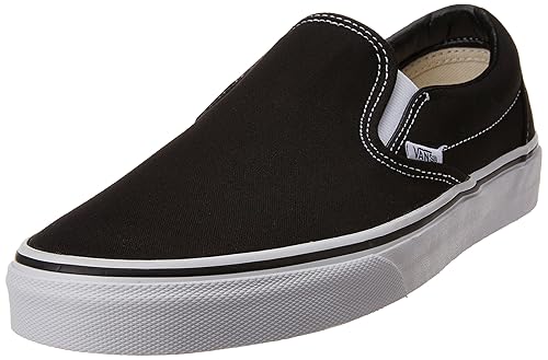 vans boat shoes black