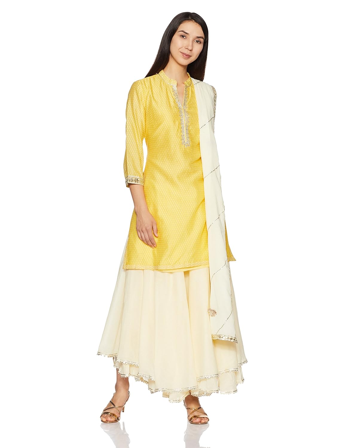 biba women's straight salwar suit