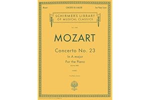 Mozart: Concerto No 23 in A Major K 488 - Schirmer Library of Classics Volume 1584 | Piano Duet Two Pianos Four Hands Advance