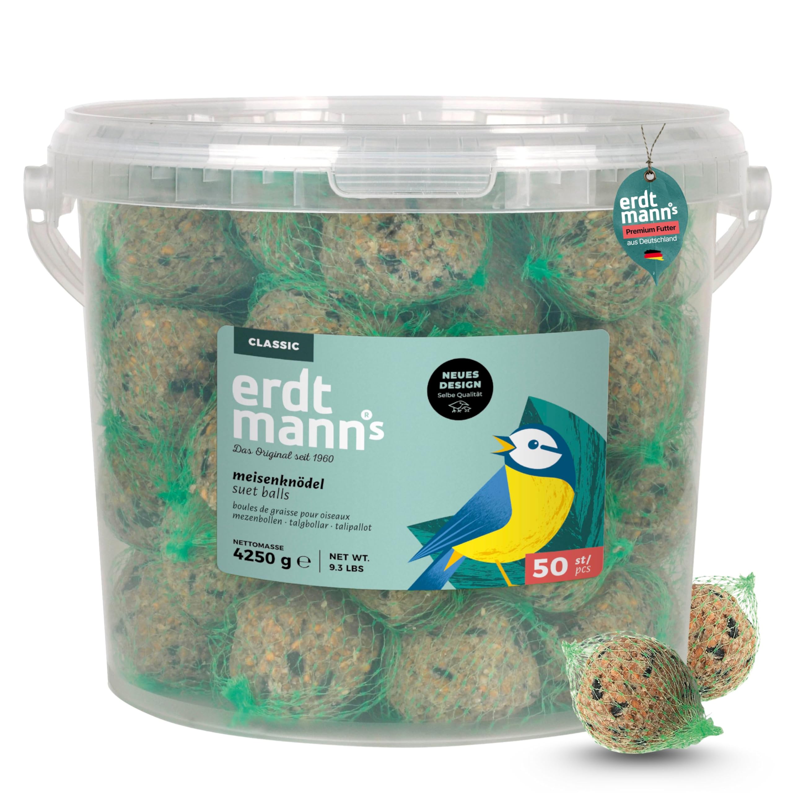 Erdtmann Suet Balls Tub, Pack of 50