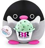 Snackles Series 2 Penguin Plush Toy 20 cm Brown Box Snack Included