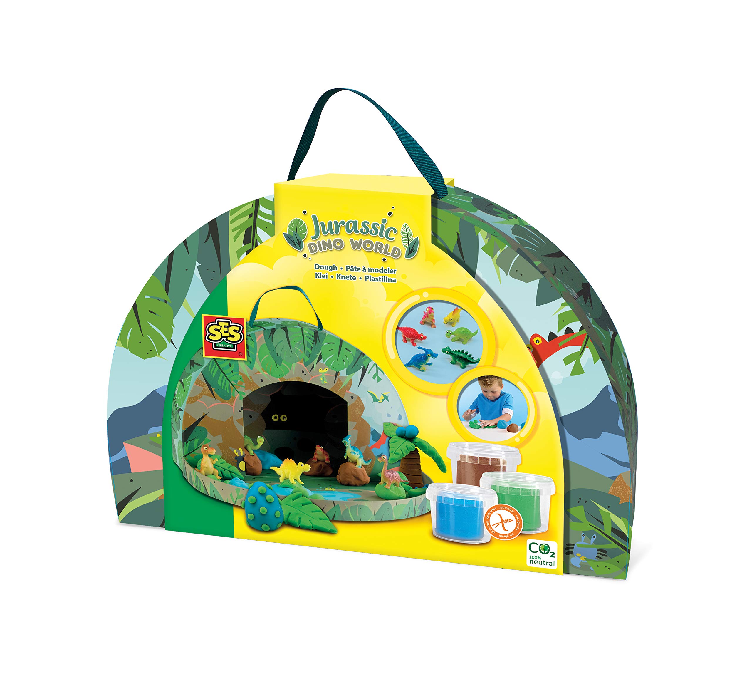 SES Creative 00427 Jurassic Dino World (Play Suitcase)