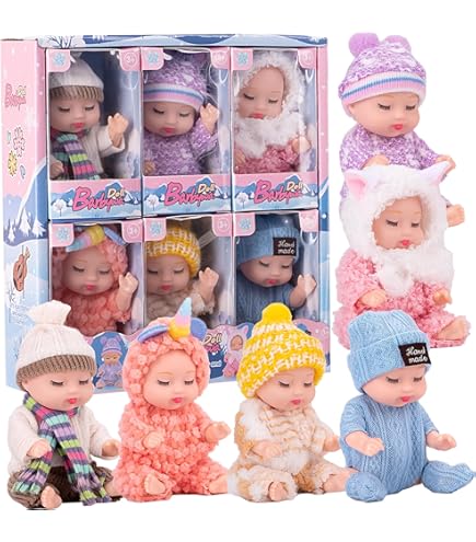 MELODY - Paquete De 12 Mini Muñecas - Melody City - Muñeca Maniquí - 077306PA - Multicolor - Plástico - Figura - Muñeca - Juguete Infantil - Cumpleaños - A Partir De 3 Años