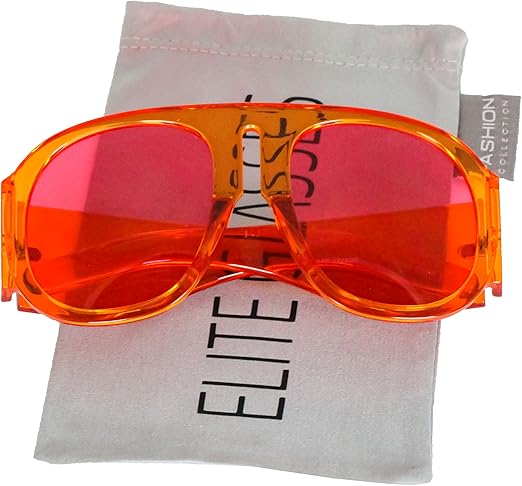 pink and orange sunglasses