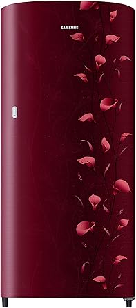 Samsung 192 L 2 Star Direct Cool Single Door Refrigerator(RR19N1112RZ/HL, RR19N2112RZ/NL, Lily Red)