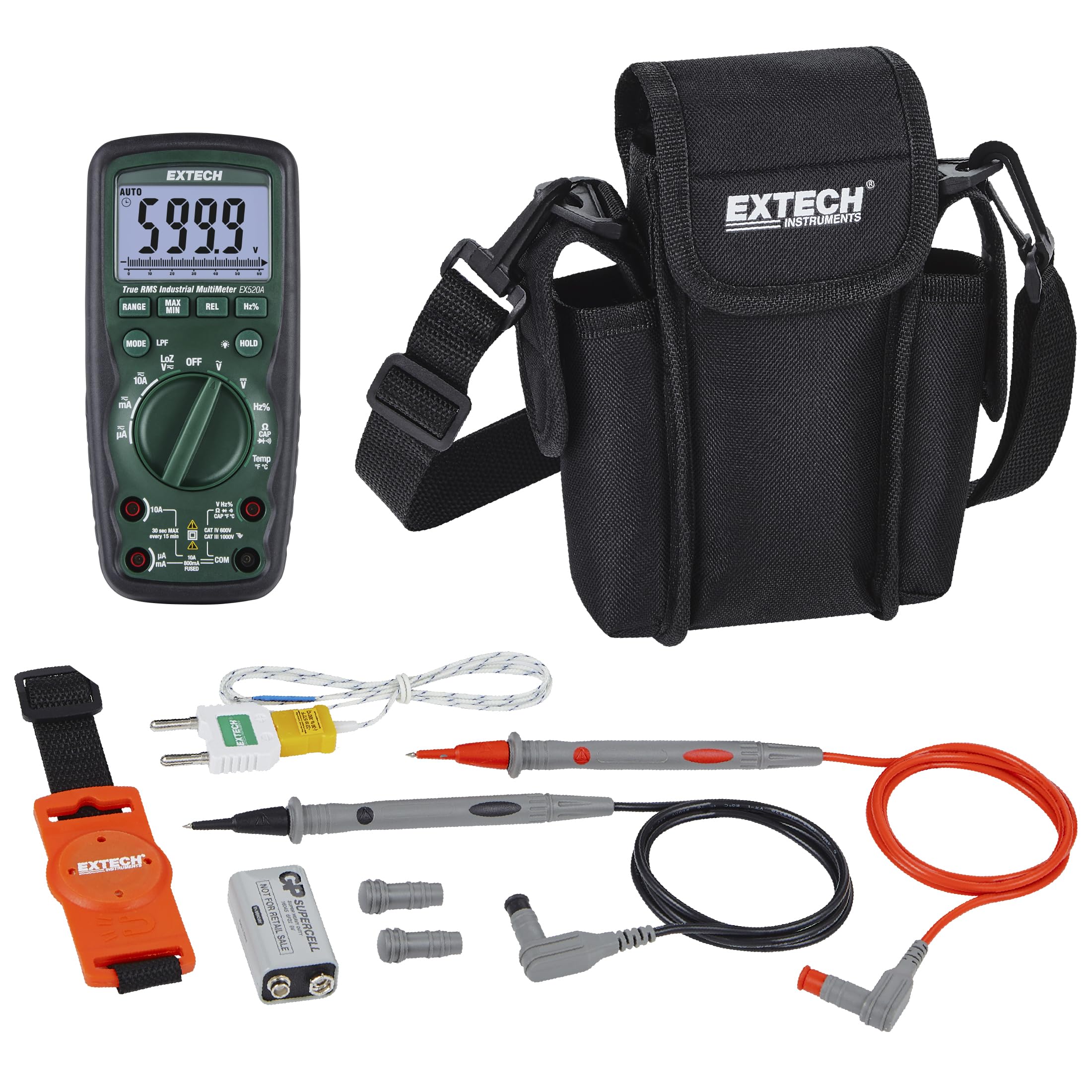 Extech EX520A High accuracy True RMS Multimeter (0.09%)