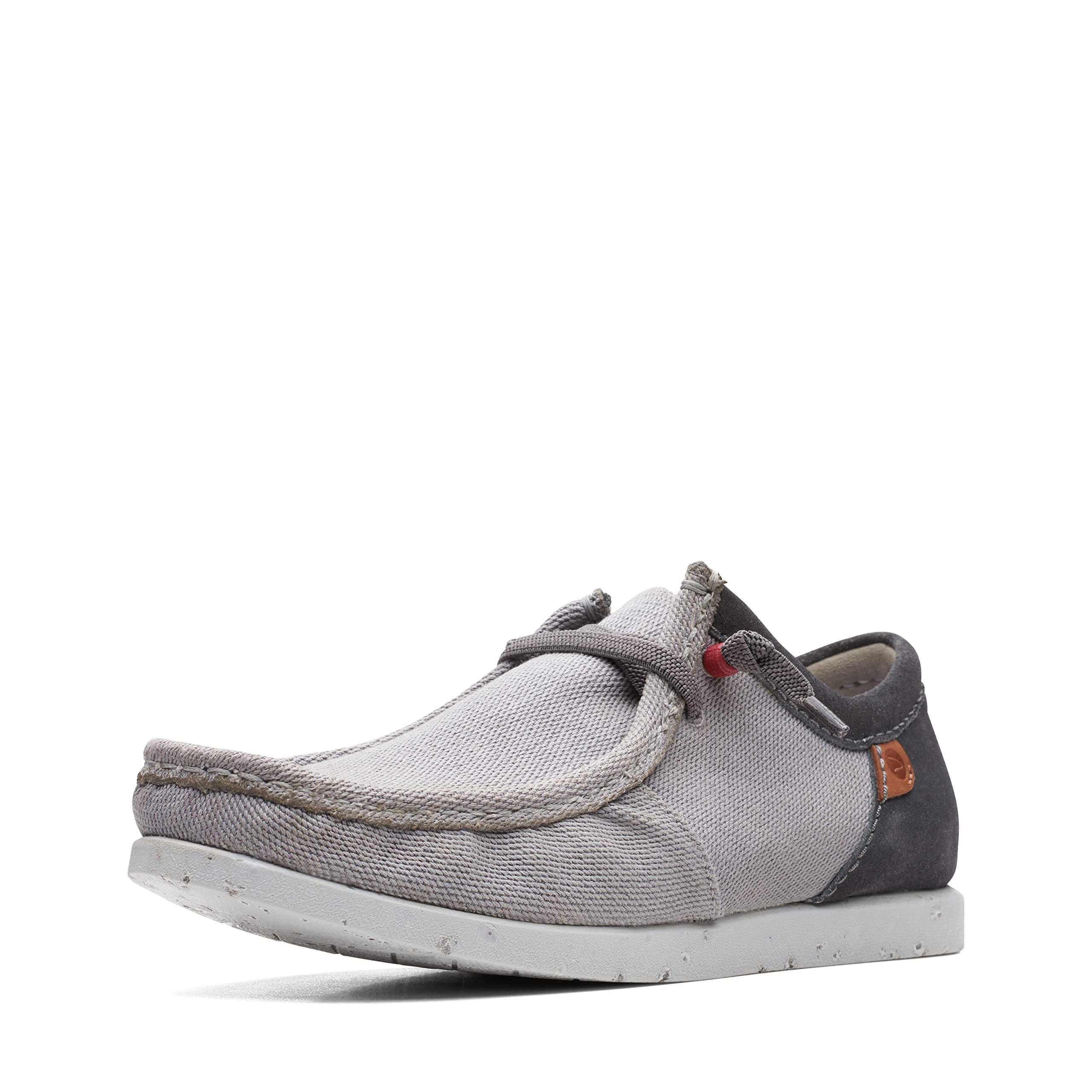 Clarks Collection Men's ShacreLite Moc Oxford, Grey Combi, 11 Wide US Image