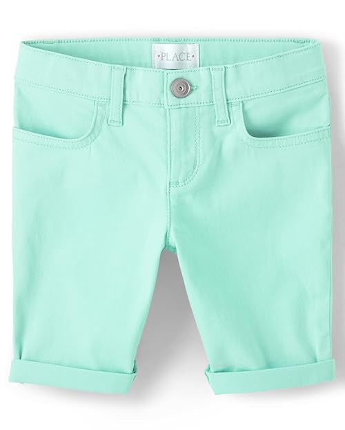 The Children's Place,Solid Skimmer Shorts,Mellow Aqua,16