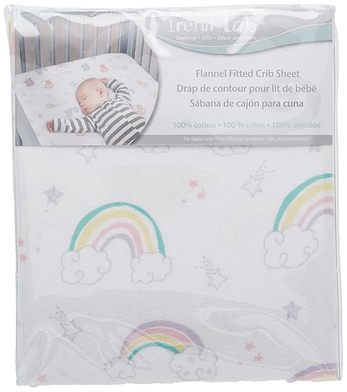 unicorn fitted crib sheet