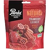 Panda Natural Strawberry Licorice Chews 7 oz Resealable Bag