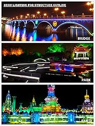IEKOV LED NEON Light, AC 110-120V Flexible LED Neon