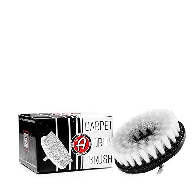 Adam's Polishes Carpet Drill Brush - A Cleaning Tool Attachment For Scrubbing/Cleaning Carpet, Upholstery, Leather Seats & Chairs, Floor Mats, Trunk, Furniture, Interior Boat, RV & Car Accessories