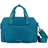 Bentgo Insulated Lunch Bag, Extra-Large Capacity, Lightweight | PEVA Insulation, Adjustable Shoulder Strap, Exterior Storage Compartment, Durable Nylon (Deep Teal)