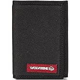 Wolverine Mens Bifold Wallet | RFID Protection | ID Window | Card Slots | Bill Pocket | Durable | Leather | Canvas