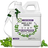 VermExon Peppermint Oil Insect & Pest Control Spray – 128oz Natural Plant-Based Bug Killer for Spiders, Ants, Flies, and Other Insects, Safe for Home & Kitchen Use