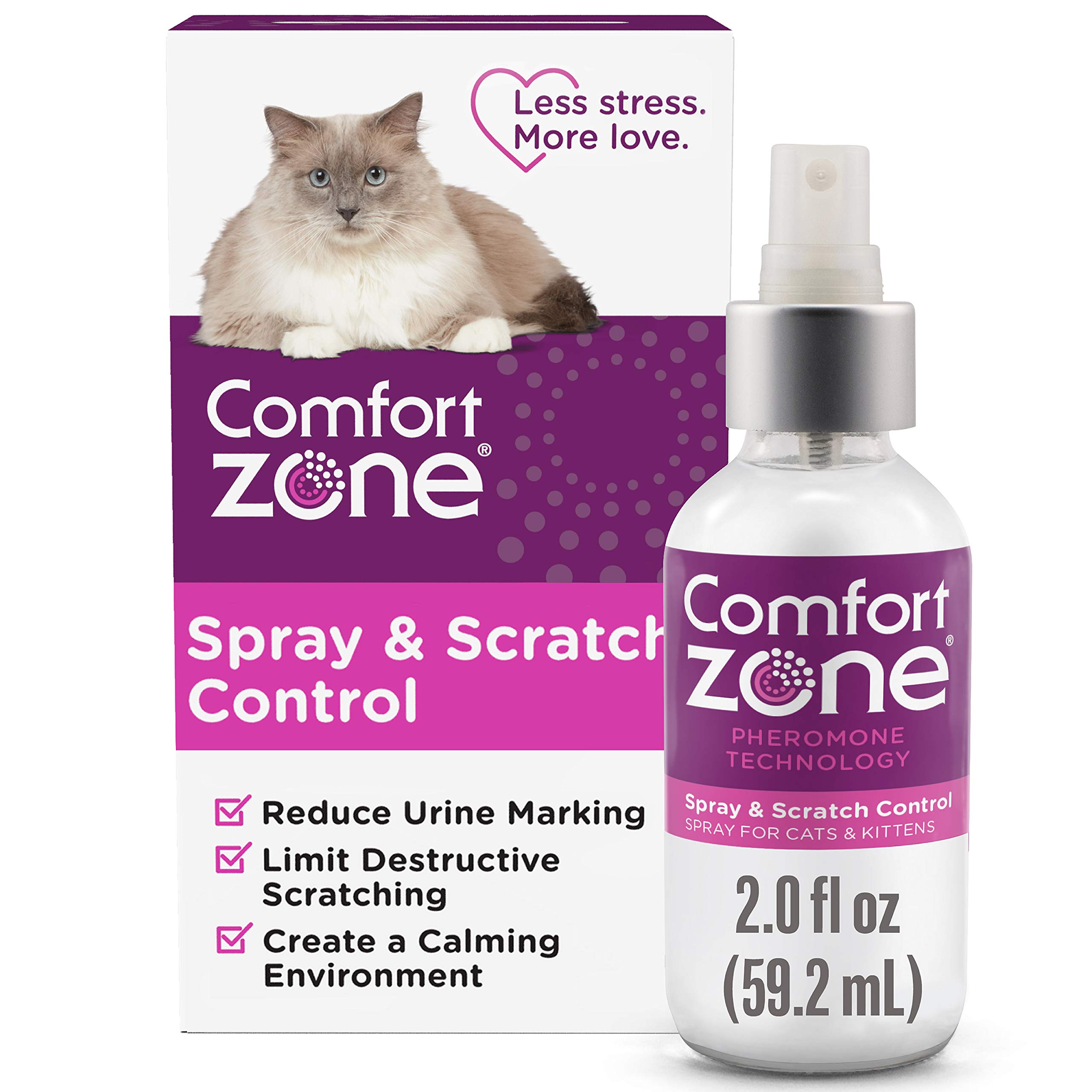 Comfort Zone Spray & Scratch Control Cat Calming Spray Buy Online in