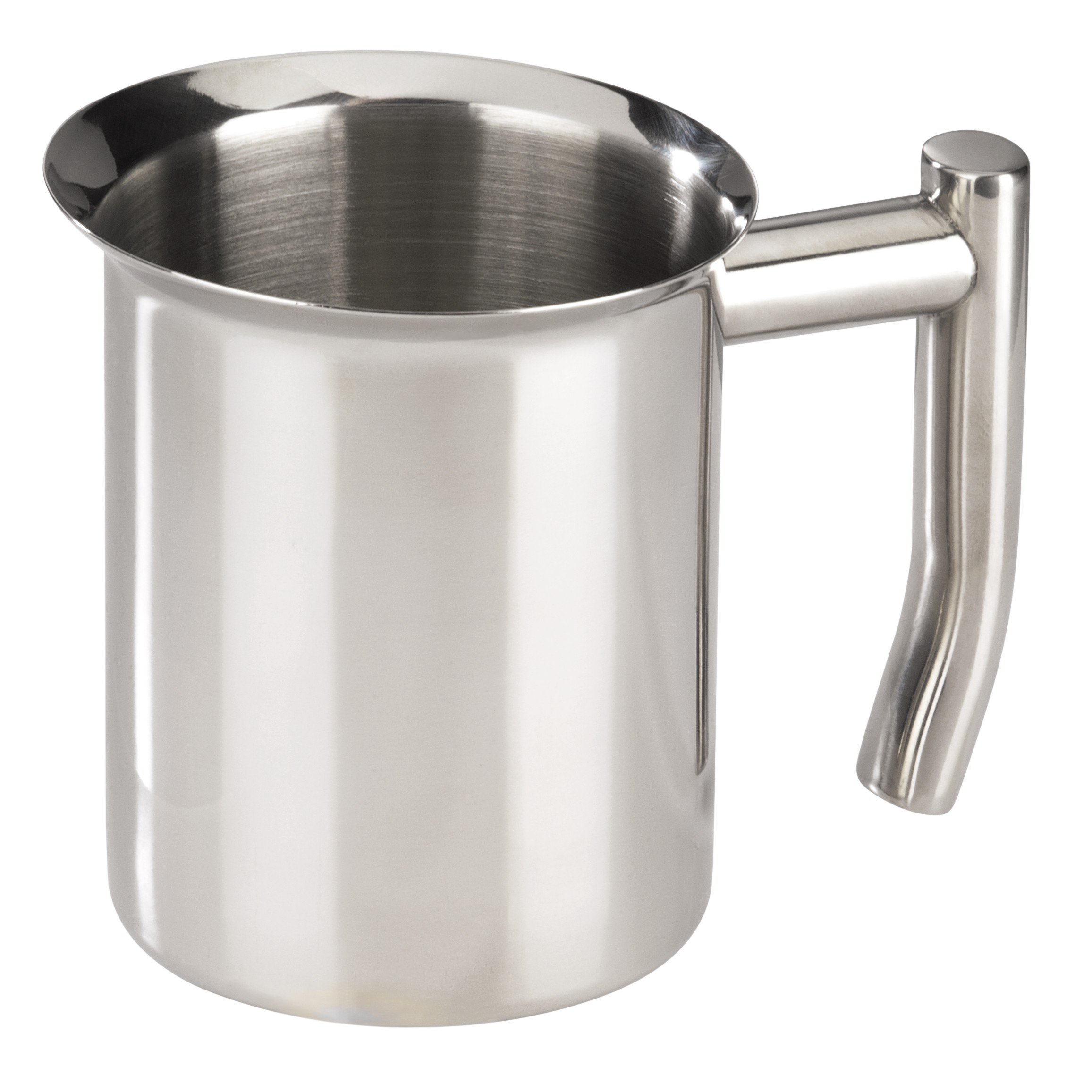 Xavax 1-Piece Stainless Steel Milk Jug for Cappuccino - Silver