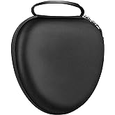 Fintie Hard Case for AirPods Max Headphone, Replacement Protective Travel Carrying Storage Bag with Auto Wake/Sleep for AirPods Max (Black)