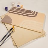 Creative Deco 10 x A4 Birch Plywood Sheets 300 x 210 x 8mm Baltic Wood Ply view 2