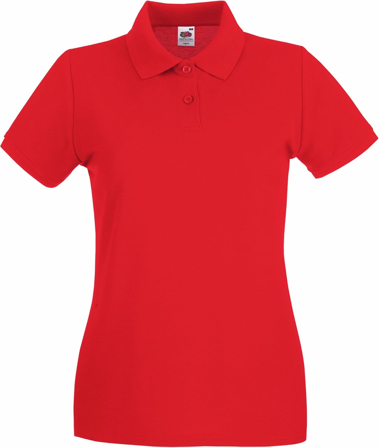 Fruit of the Loom Lady-fit premium polo at  Women’s Clothing store