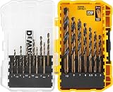 DEWALT 19 Piece HSS Drill Bit Set Black and Gold TOUGH CASE+ TSTAK Compatible view 2
