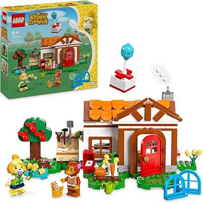LEGO Animal Crossing Isabelle’s House Visit 77049 with 2 Minifigures Fauna