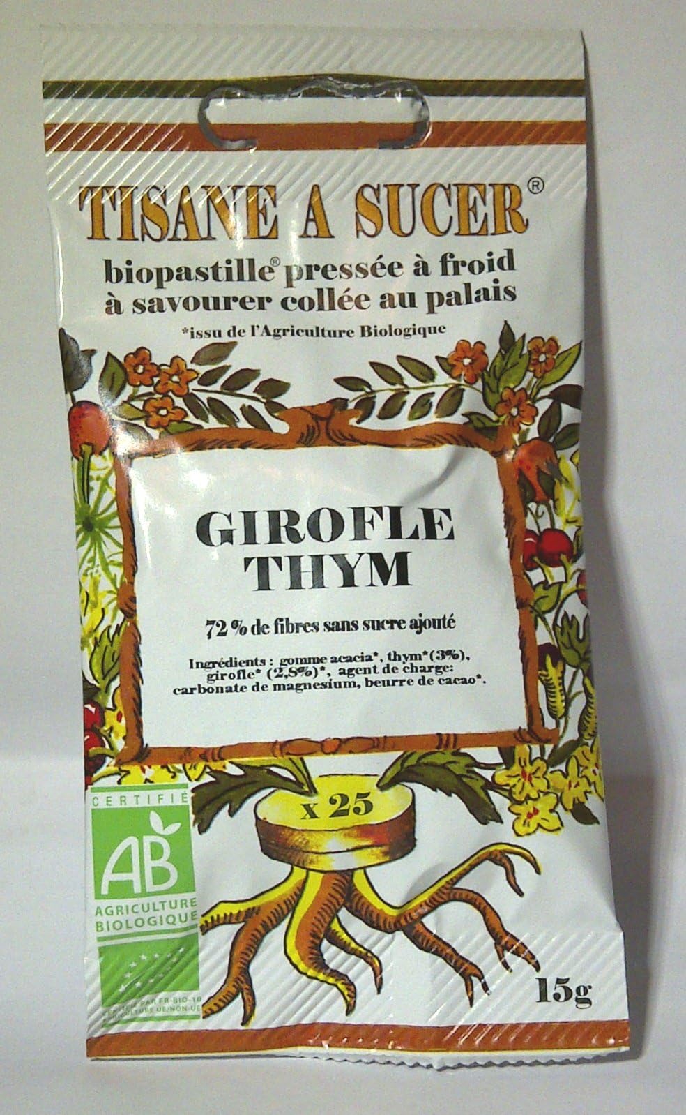 Organic Infusion in Pastille - Clove and Thyme