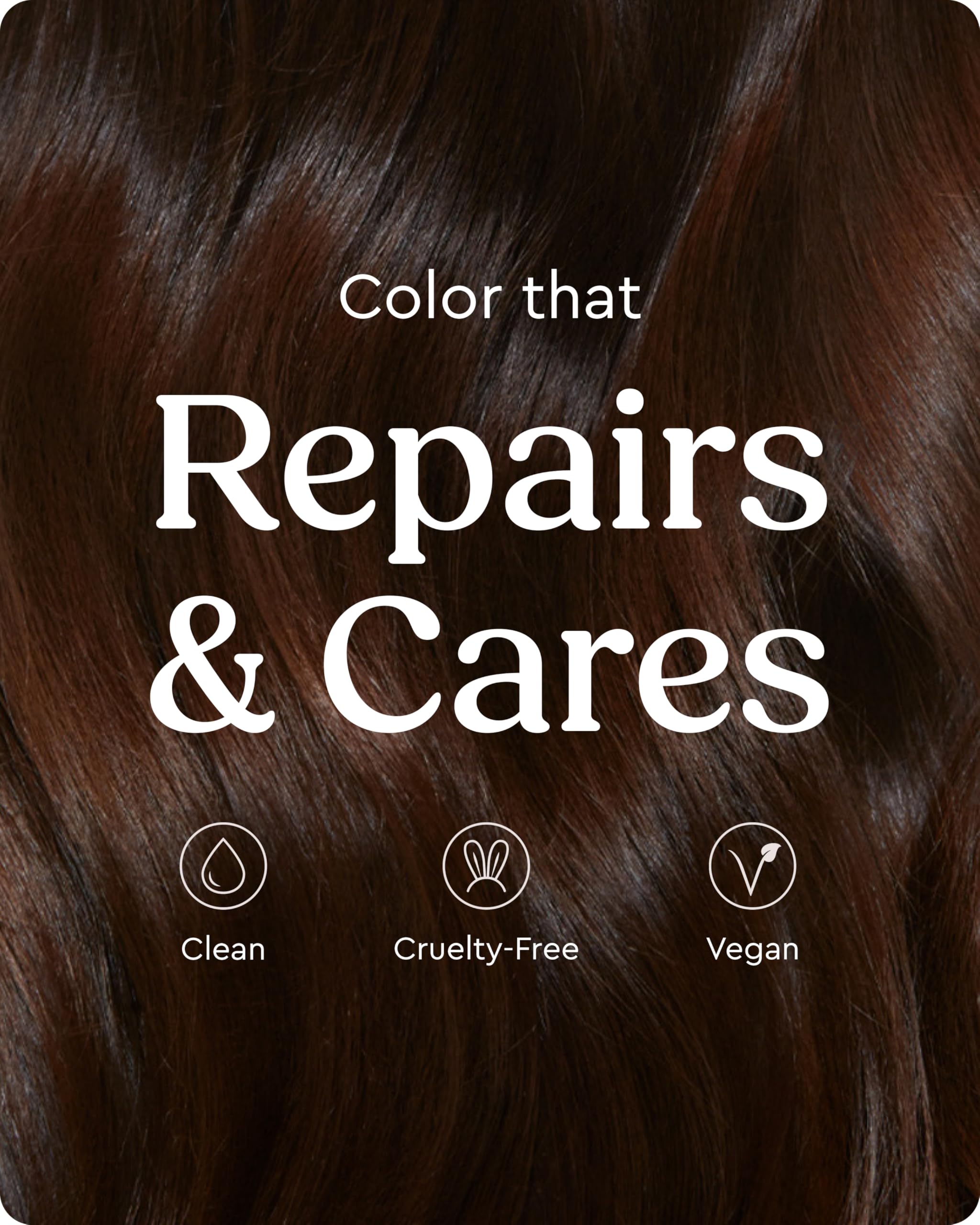 Glaze Supergloss Color Conditioning Gloss – Hydrating Semi-Permanent Color Hair Gloss & Shine Boost – Color Depositing Mask - Vegan, Cruelty-Free – 6.4 Fl Oz - Blazing Brown - Dark Cool Brown