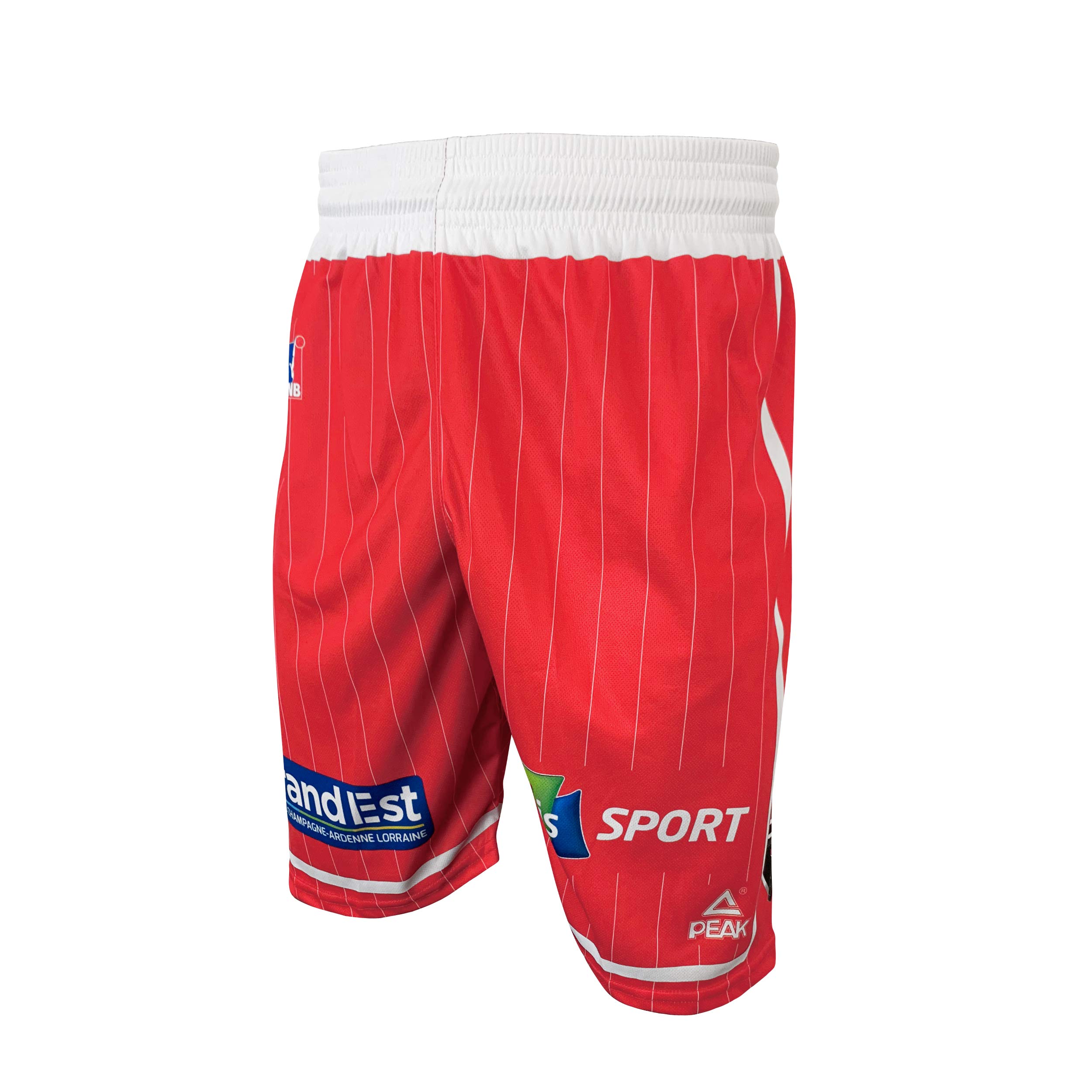 BC Souffelweyersheim Souffelweyersheim 2019-2020 Children's Outdoor Basketball Shorts, Children's, SHORT_EXT_SOUFFEL, red, FR : XXS (Taille Fabricant : 10 ans)