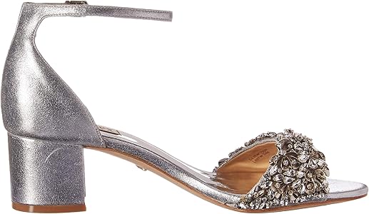 badgley mischka vega ii metallic sandal