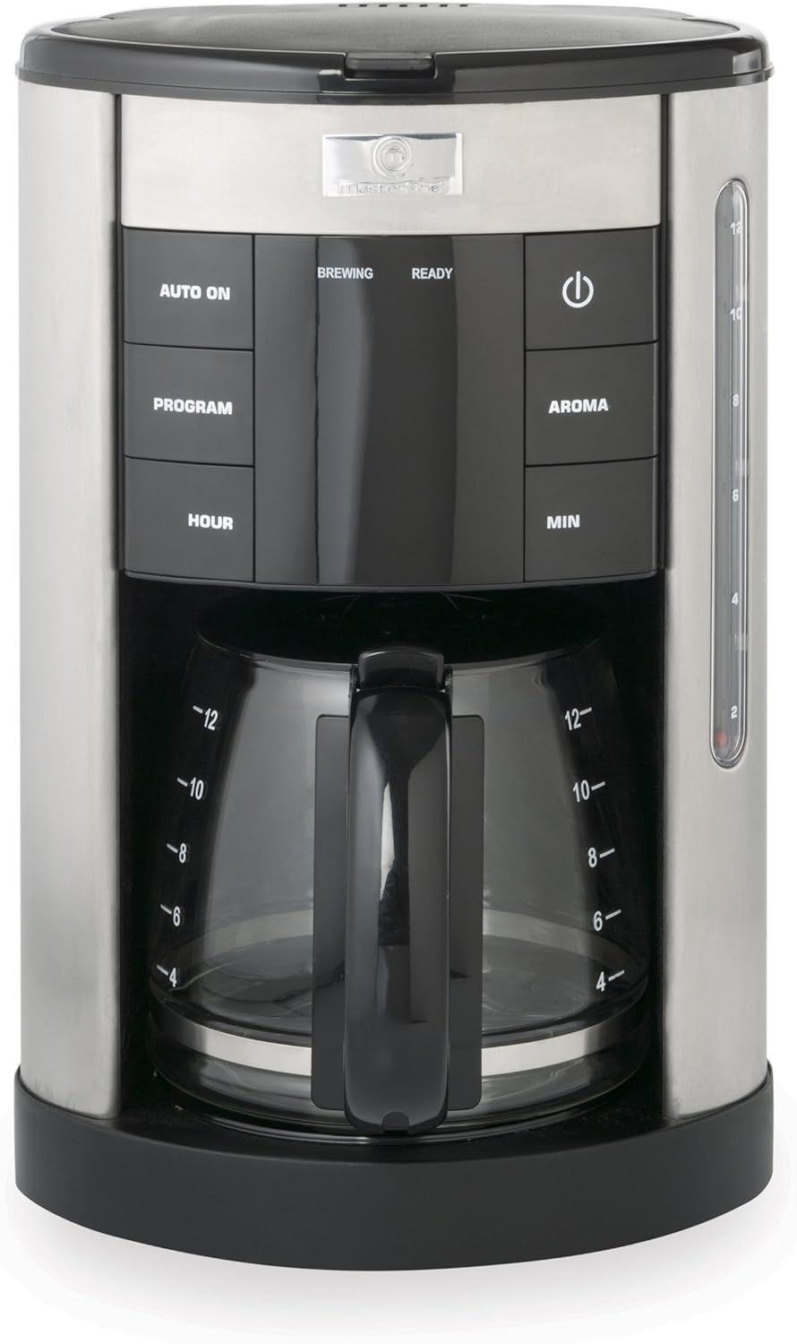 Master Chef MCCM12D 12 Cup Digital Stainless Steel Coffeemaker Amazon