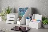 Osco White Gloss Plastic Index Box Regular A-Z Dividers 100 Cards 6x4 view 6