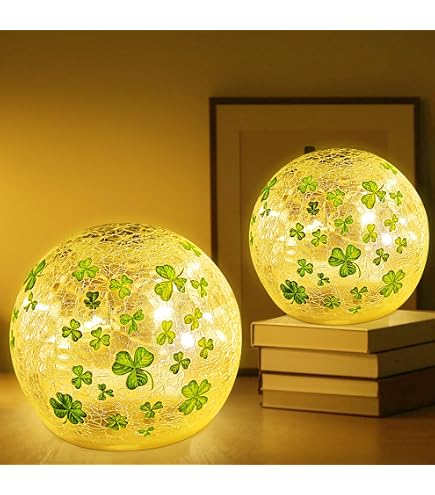 Quasynel 2PCS Easter Egg Light Crackle - 5.75 x 5.25 x 8.25'' Glass Quasynel 2PCS Easter Egg Light Crackle - 5.75 x 5.25 x 8.25'' Glass