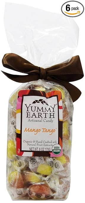 Yummy Earth Organic candy drops mango tango - 6oz (810165011106)