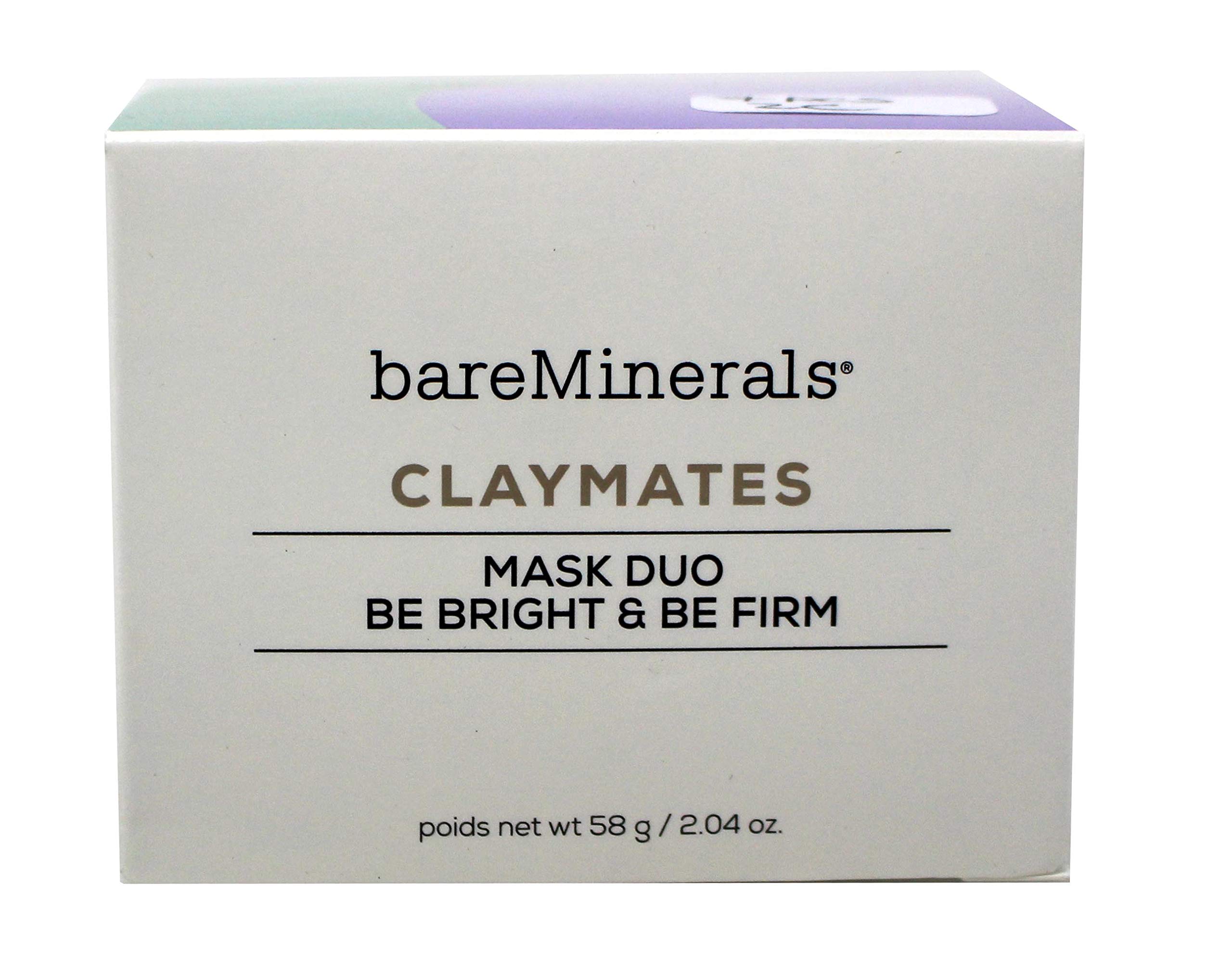 CLAYMATES MASK DUO - BE BRIGHT & BE FIRM 58g