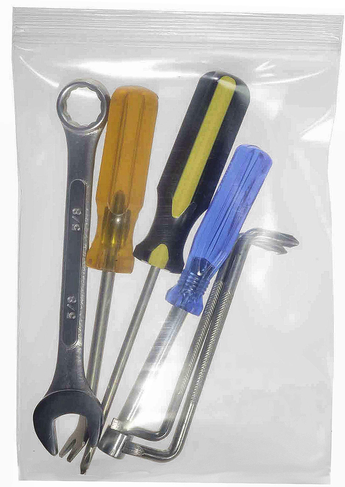 uGemsÃ‚® 6 X 8 8 Mil Extra Heavy-duty Puncture Resistant Clear Reclosable Resealable Zipper Bags, 30 by uGems