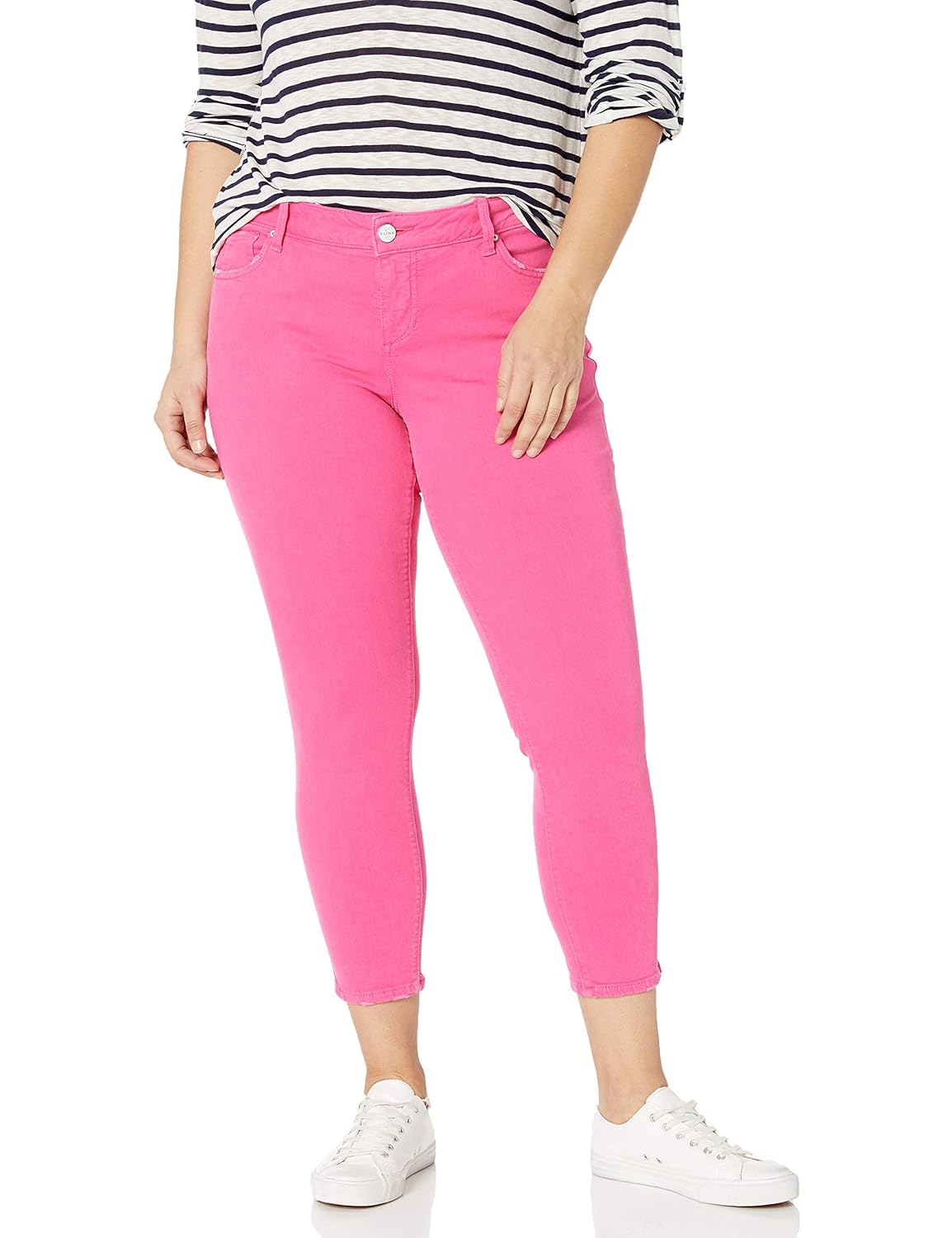 plus size hot pink jeans