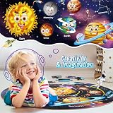 SYNARRY Giant Solar System Floor Puzzle 70 Pieces Round Space Education view 3